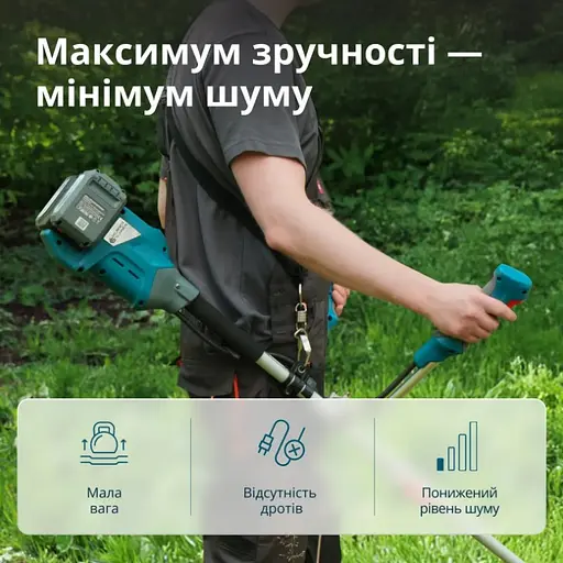 Тример садовий акумуляторний Konner&Sohnen без АКБ та ЗП KS BCT-40V - фото 5