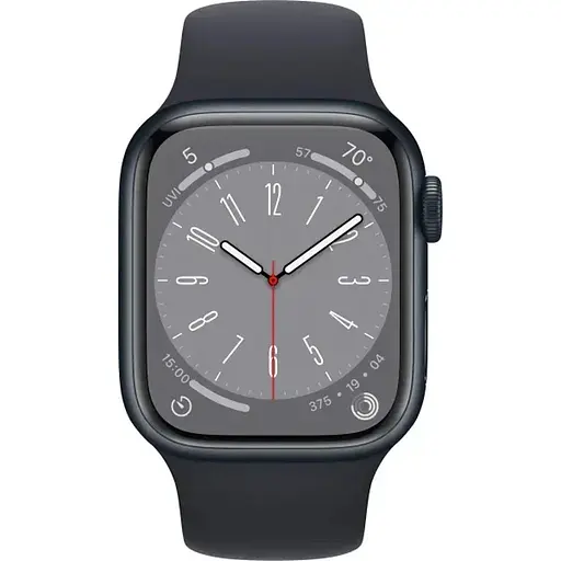 Apple Watch Series 8 GPS 41mm Midnight Aluminium with Midnight Sport Band MNP53 UA - фото 2