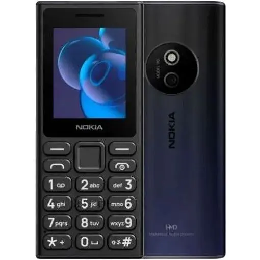Мобільний телефон Nokia 110 2024 (TA-1694) чорний - фото 1