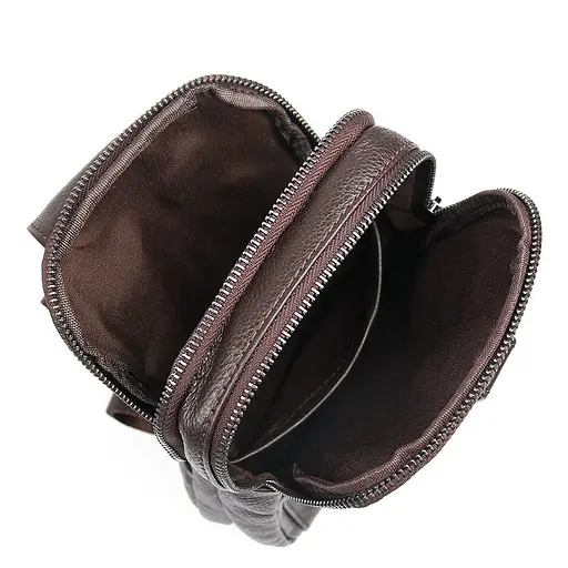 Сумка кожаная мужская Vintage 15х25х4 см sum0012324 - фото 9