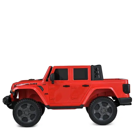 Електромобіль дитячий Bambi Джип M 5740EBLR-3 Rubicon з пультом управління і світлом Червоний - фото 4