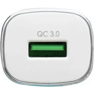 Автомобільний зарядний пристрій Borofone BZ12A QC 3.0 Type C Білий - фото 3
