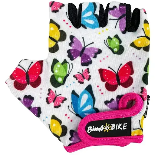 Велорукавиці дитячі Bimbo Bike Kids метелики 4-6 роківрозмір S (90960/2-IS) - фото 4