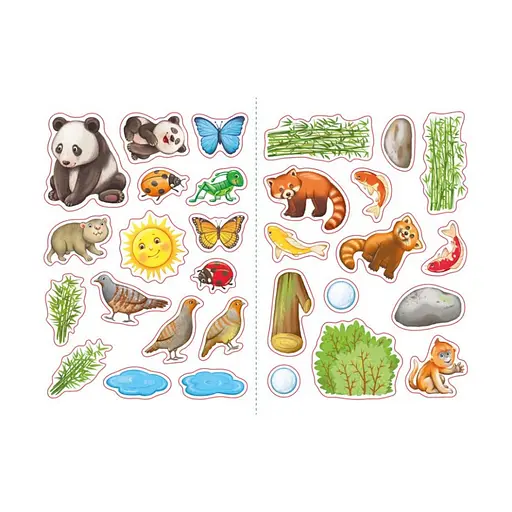 Создай свою историю Панда Ранок 1298013 с наклейками - фото 5