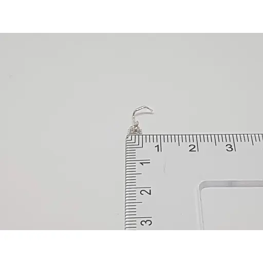 Срібна сережка-пірсинг в ніс Dear. 1039.1С - фото 3