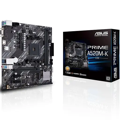 Материнская плата ASUS PRIME A520M-K (Prime A520M-K) (Socket AM4, AMD A520, Micro-ATX) - фото 5