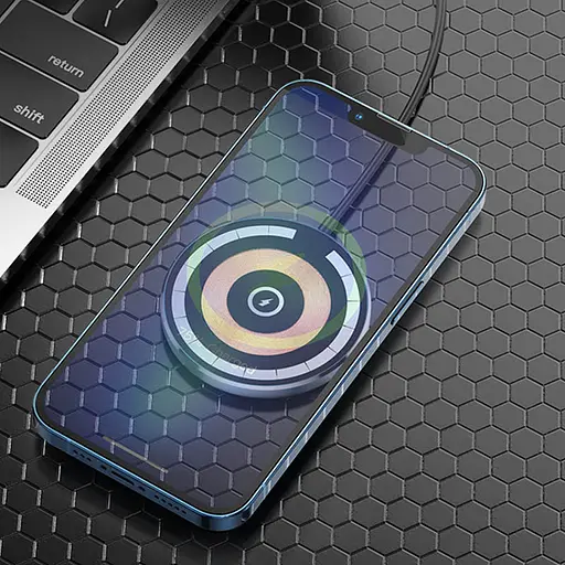 Автодержатель с БЗУ Hoco CW42 магнитный Black - фото 7