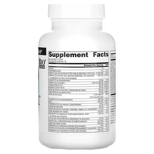 Вітаміни та мінерали Source Naturals Elan Vital Multiple, 90 таблеток - фото 2