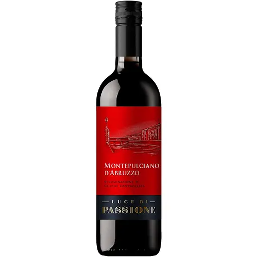 Вино Luce di Passione Montepulciano d'Abruzzo DOC червоне сухе 0.75 л