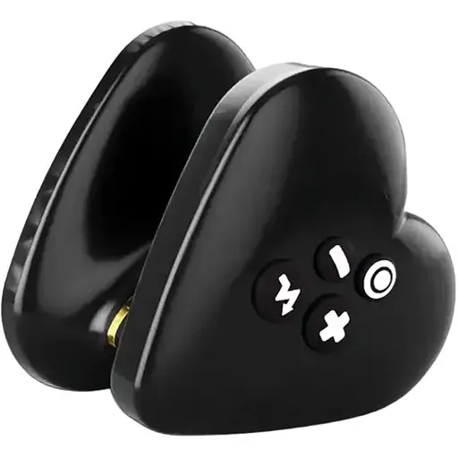 Вибратор с электростимуляцией Mystim Heart's Desire Black SO8146 (108530) - фото 3