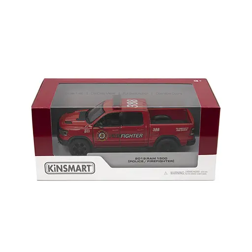 Металевий інерційний пікап Dodge Ram Police/Firefighter 5", відкриваються двері (В асортименті) - фото 2