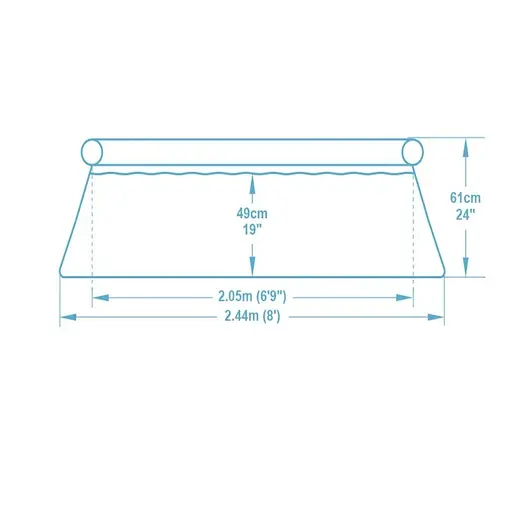 Басейн надувний 57448S 244 x 61 см, круглий 1880 л - фото 2