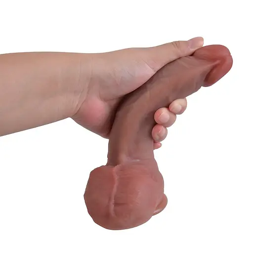 Фалоімітатор Erospace Natural Play D1 21 см тілесний - фото 7