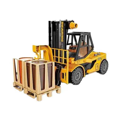 Машина спецтехники Погрузчик, JS130, груз, инерция, звук, подсветка