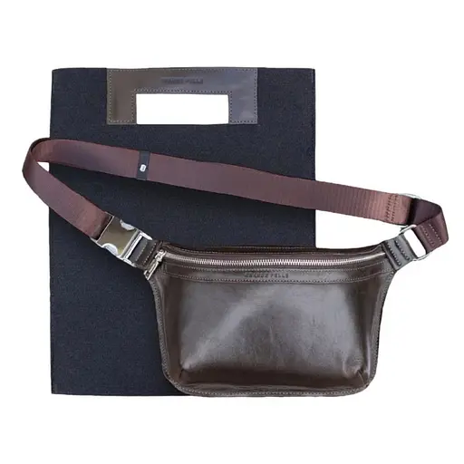 Шкіряна сумка Grande Pelle 20х15х7 см sum0028564 - фото 4