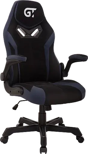 Геймерское кресло GT Racer черное с синим (X-2656 Black/Blue) - фото 2