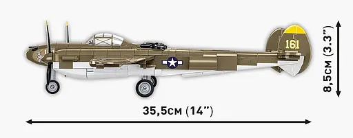 Конструктор дитячий літак Lockheed P-38H Lightning COBI 5763 - фото 8
