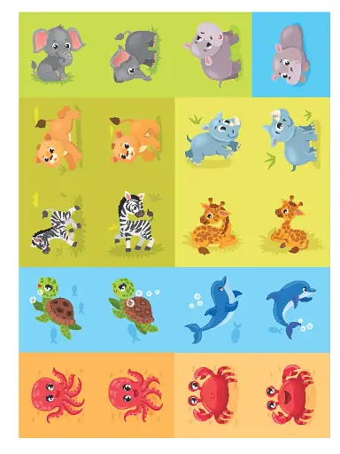 Мої перші навчальні наліпки. Мами й малята - фото 5