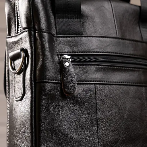 Чоловіча шкіряна сумка Vintage 28х30х6 см sum0012798 - фото 6