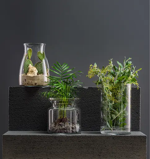 Ваза Trendglass Janna скляна для квітів та декору 15 см (35722) - фото 3