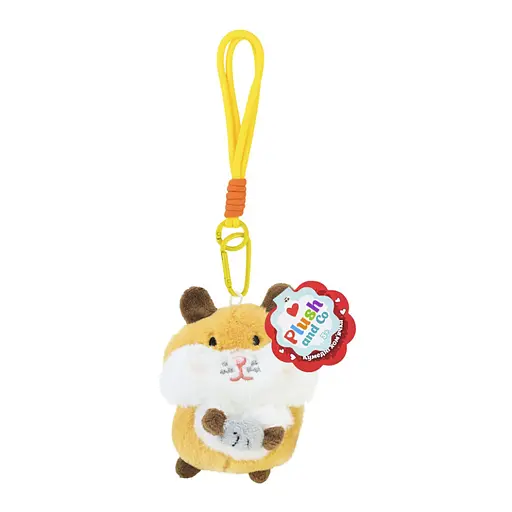 Мягкая игрушка-брелок "Хомячок" Plush and Co PLC25003-2, 8х5х11 см - фото 1