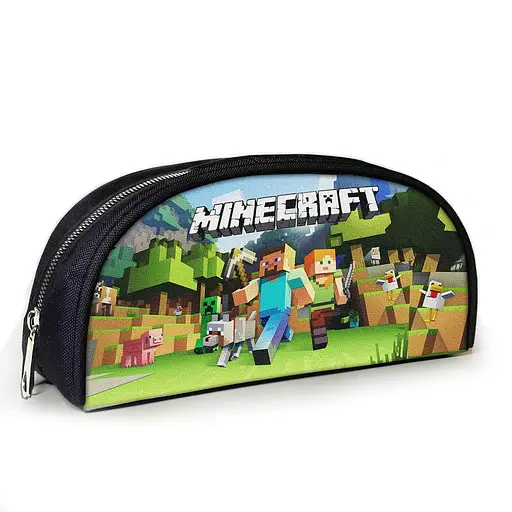 Пенал шкільний Minecraft Кріпер 23х10х8 см з принтом для хлопчика (02830)