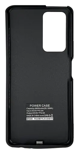 Чехол-аккумулятор XON PowerCase для Xiaomi Redmi Note 11 6800 mAh Черный (PCBS3411168B 2919) - фото 2