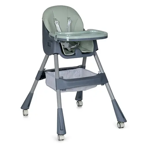 Стульчик для кормления M 5722 Mint до 20 кг, складной, 5-ти точечный, экокожа