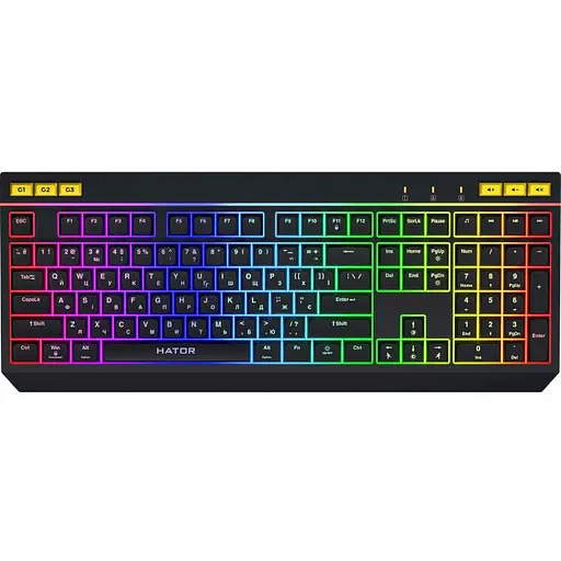 Проводная клавиатура Hator HTK-402 Icefall Black