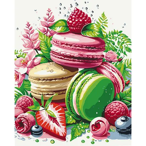 Картина по номерам "Макаруни" 12048-AC 40х50 см