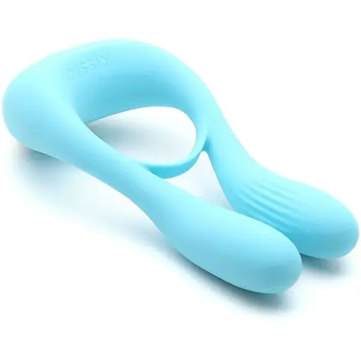 Вібратор для пар KisToy Martin Blue - фото 3