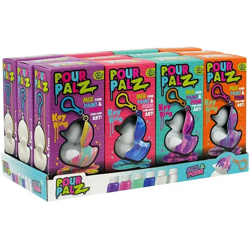 Набор для творчества ToyMonster Флюид Арт Брелок Утенок в ассортименте (GS-G26262) - фото 28