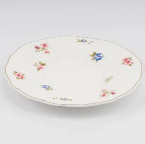 Фарфоровый кофейный чайный сервиз Птичий шепот 260 мл на 6 персон Белый 9292-004 - фото 3