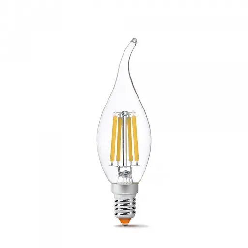 LED лампа VIDEX Filament C37Ft 6W E14 4100K - фото 2
