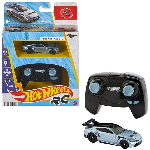 Машинка на радиоуправлении Hot Wheels Ford Mustang GTD 1:64 (JBH04) - фото 5