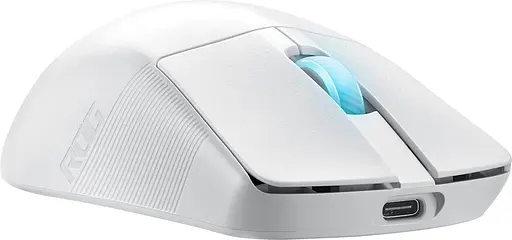 Бездротова миша ASUS ROG Harpe Ace Aim Lab Edition RGB USB-A/WL/BT White (90MP02W0-BMUA10) - фото 5