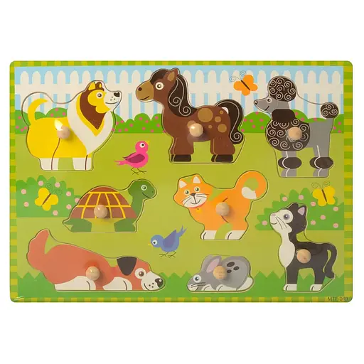 Дерев’яні пазли Рамка-вкладиш, MD1187 (В асортименті) - фото 2