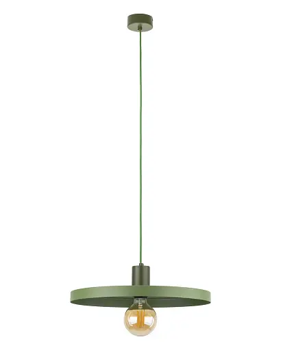 Підвісний світильник, люстра TK Lighting 10762 Sila E27 1x15W IP20 зелений - фото 1