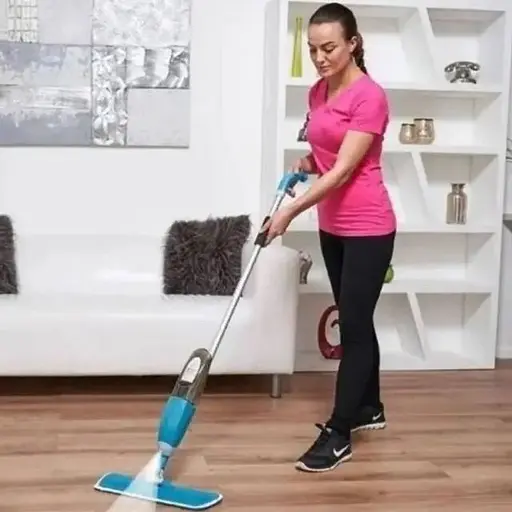 Швабра лентяйка healthy spray mop с распылителем воды - фото 7