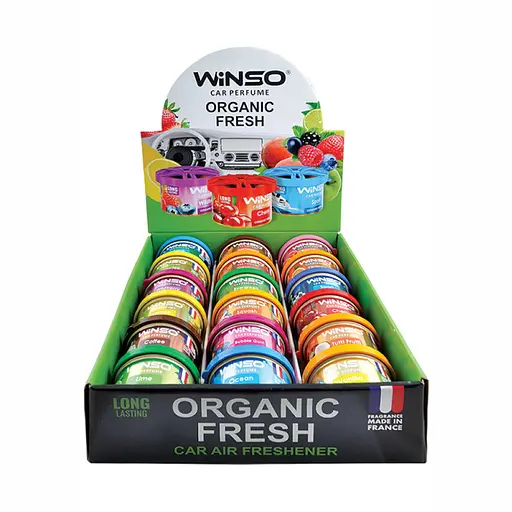 Ароматизатор Winso Organic Fresh MIX №1 гелевий 40г (500028)