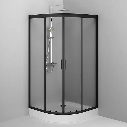 Душевая кабина AM.PM Gem 1/4 Round W90UG-401-100100-BT - фото 3