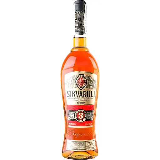 Коньячний напій Sikvaruli Classic 3 40% 0.5 л