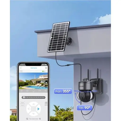 Вулична IP-камера Sectec ST-S568M-4G-6M-12X ZOOM 4G 2 об'єктива 4mm +12 mm 3+3 MP (55260) - фото 3