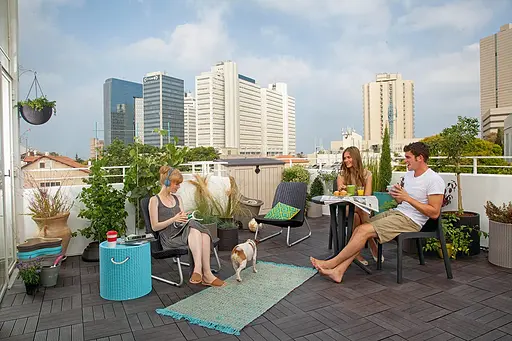 Комплект садовой мебели Keter Rio Patio Set графит - фото 6