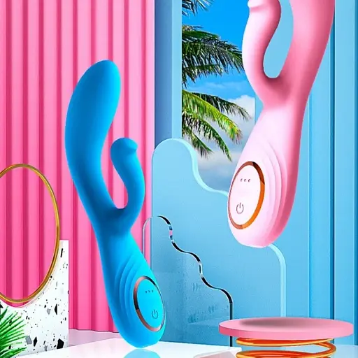 Вибратор для точки G и клитора I’MCUM Dual Pleasure Wave Черный (IM-ZDB505) - фото 3