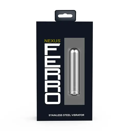 Міні вібратор Nexus Ferro 6.35 см сріблястий - фото 6