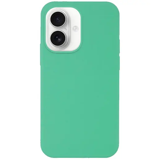 Чохол Epik Silicone Case Full Protective AA NO LOGO для Apple iPhone 16, 6.1 Зелений/Spearmint