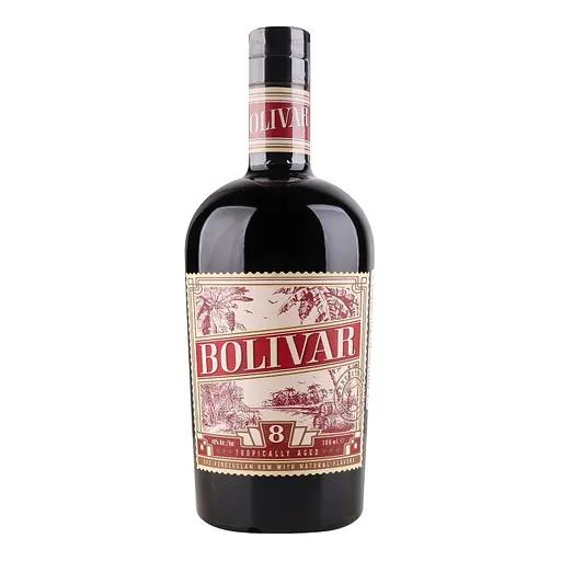 Напиток на основе рома Bolivar 8 y.o. Venezuela 40% 0.7 л 