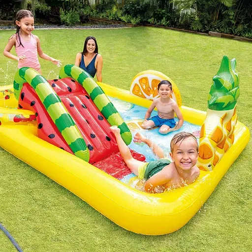 Дитячий надувний ігровий центр "Фрукти" 57158 з ремкомплектом - фото 2