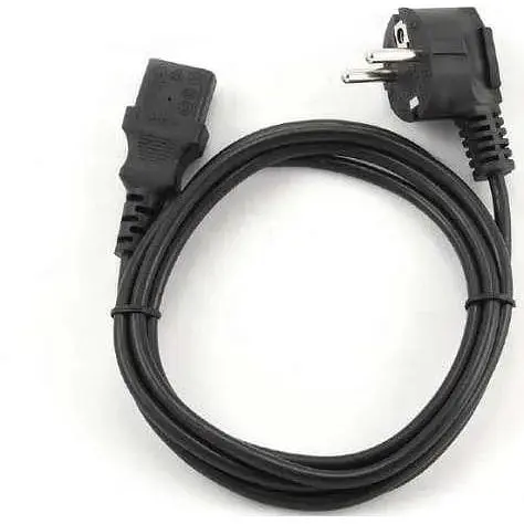 Мережевий кабель 2E Cablexpert шнур живлення 220 в подовжений 1.8 м Євровилка